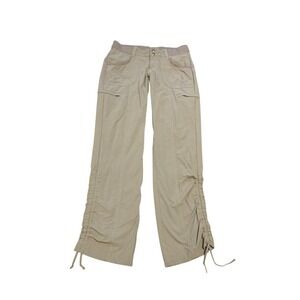 KÜHL Trekr Women's Hiking Pants Tan 4 Reg Capri Cinch Hiking Gorpcore Outdoor